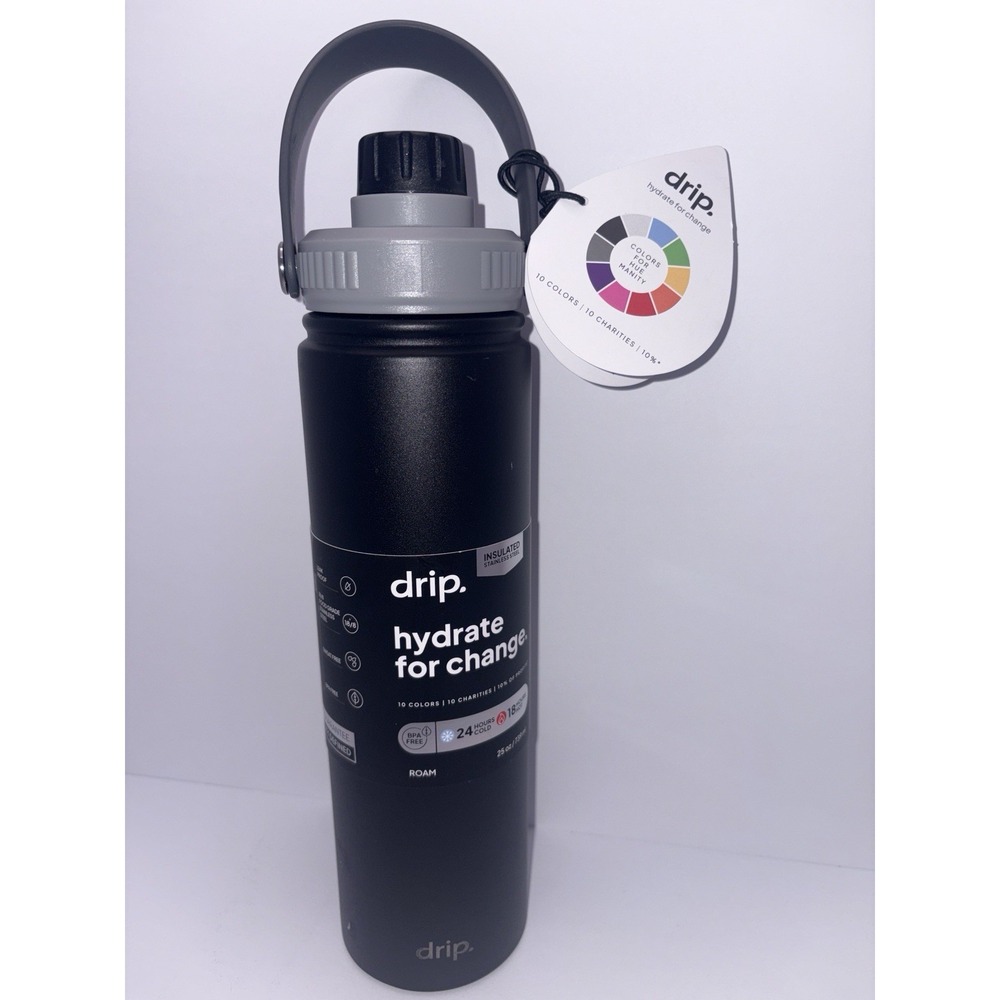 (NEW)  25oz Insulated Water Bottle - Chug Lid - Leak-Proof | Sip-or-chug dual..